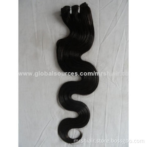 20-inch Natural Color Body Wave Brazilian Hair Swift Extension